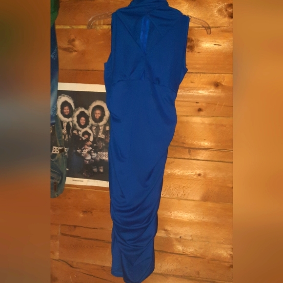 🌟3/50 Cocktail Blue Maxi Dress - Picture 3 of 6